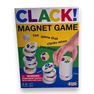 Clack! Magnetic Stacking Game For Kids and Families Ages 5+